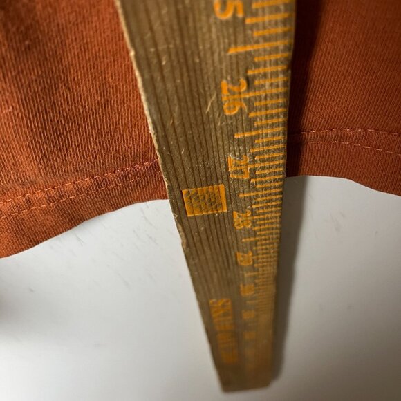 Vintage Y2K A Nicer Way to Say Idiot Humor T Shirt Adult Orange Large L Solid - Picture 7 of 12